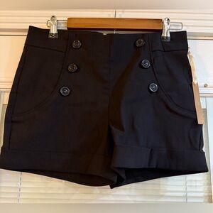 Have & Have Black High Waist Shorts Size Large 🆕